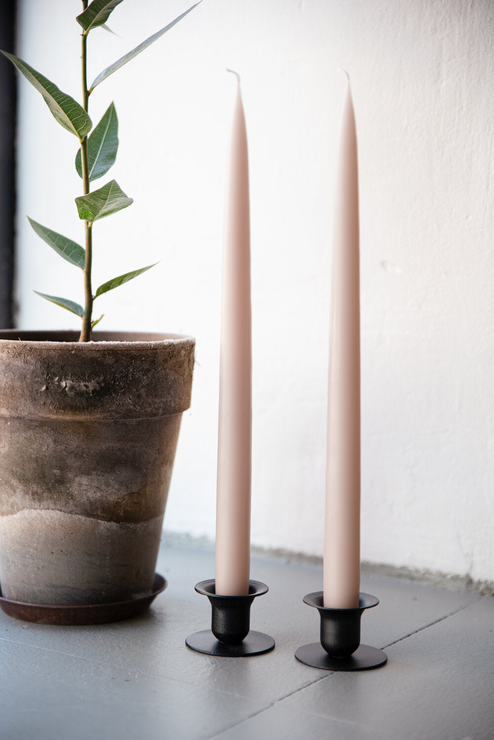 Dyppede stagelys, Hør - 4 stk.